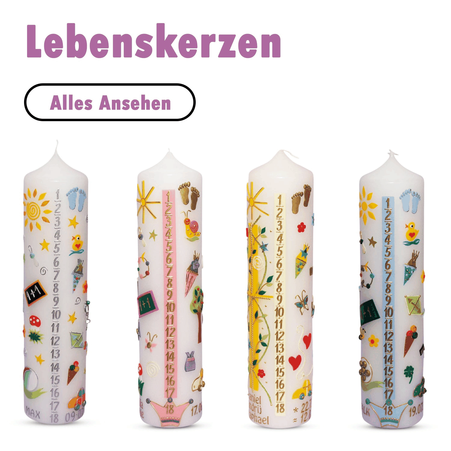 Lebenskerze Mädchen