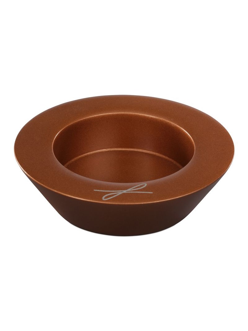 Kerzenleuchter rotgoldfarben für KerzenD 6cm