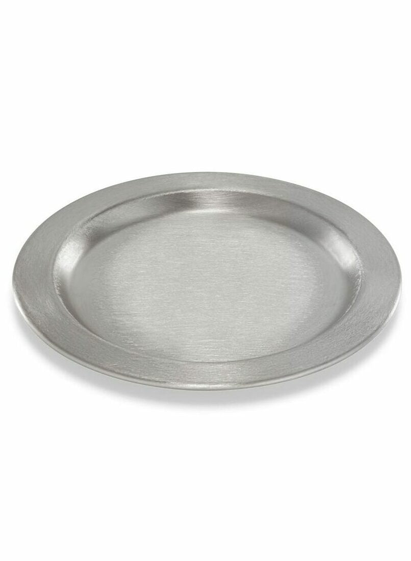 Kerzenteller silberfarben, D 11cm