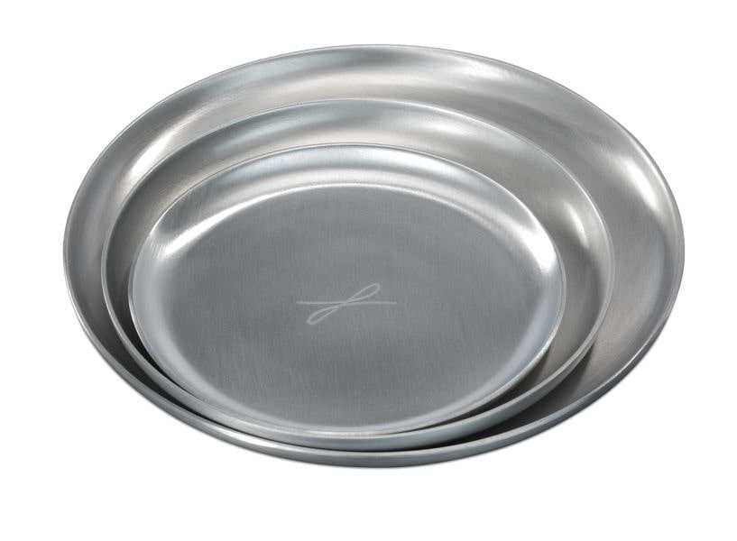 Kerzenteller silberfarben, D 15cm € Kerzenleuchter Silberfarben 1887 WikaKerzen