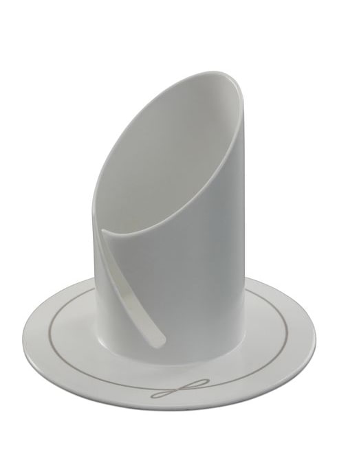 Kerzenleuchter weiß für Kerzen D 4cm