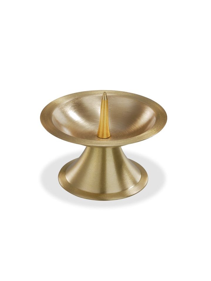 Kerzenleuchter goldfarben, D 90mm € Kerzenleuchter 1938 WikaKerzen