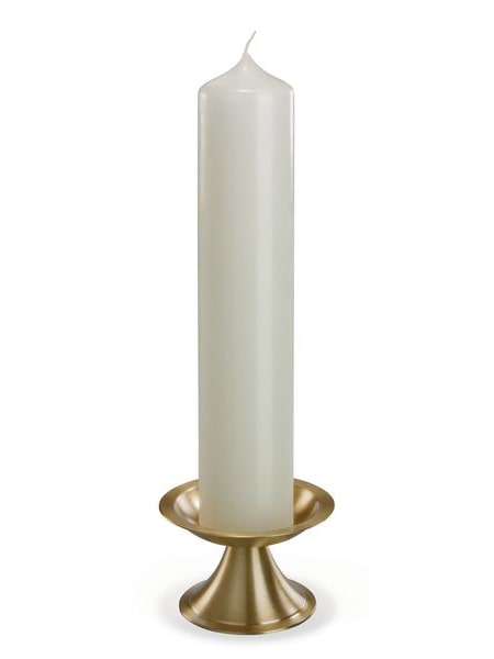 Kerzenleuchter goldfarben, D 110mm € Kerzenleuchter für Kerzen Ø bis 10cm 1940 WikaKerzen