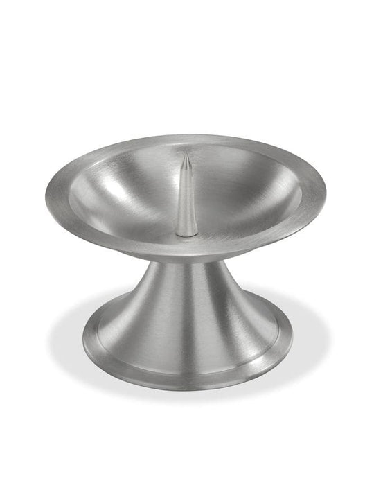 Kerzenleuchter silberfarben, D 110mm € Kerzenleuchter für Kerzen Ø bis 10cm 1941 WikaKerzen