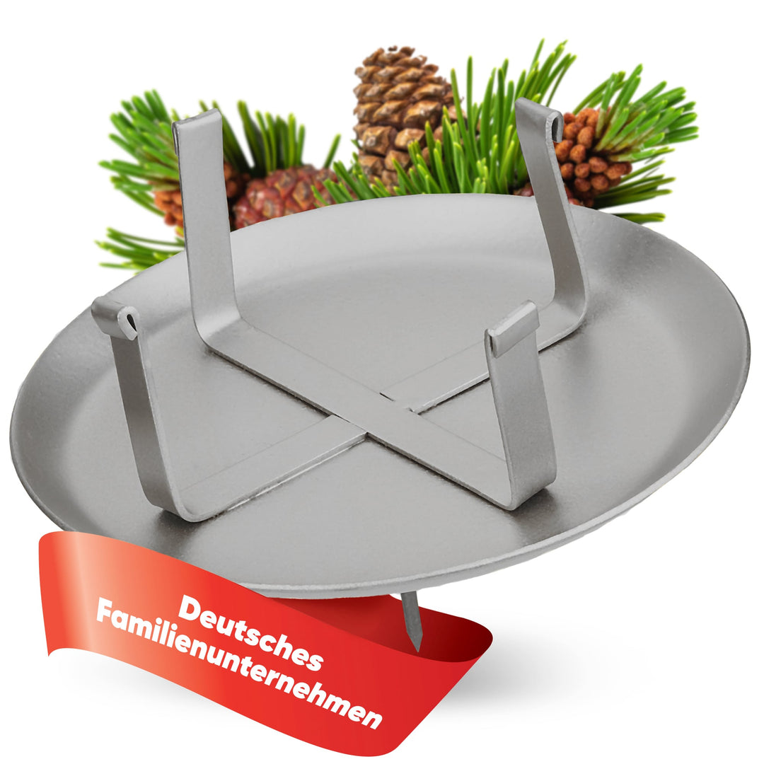 Kerzenstecker Adventskranz – Set ohne Dorn für Kerzen bis Ø 8 cm