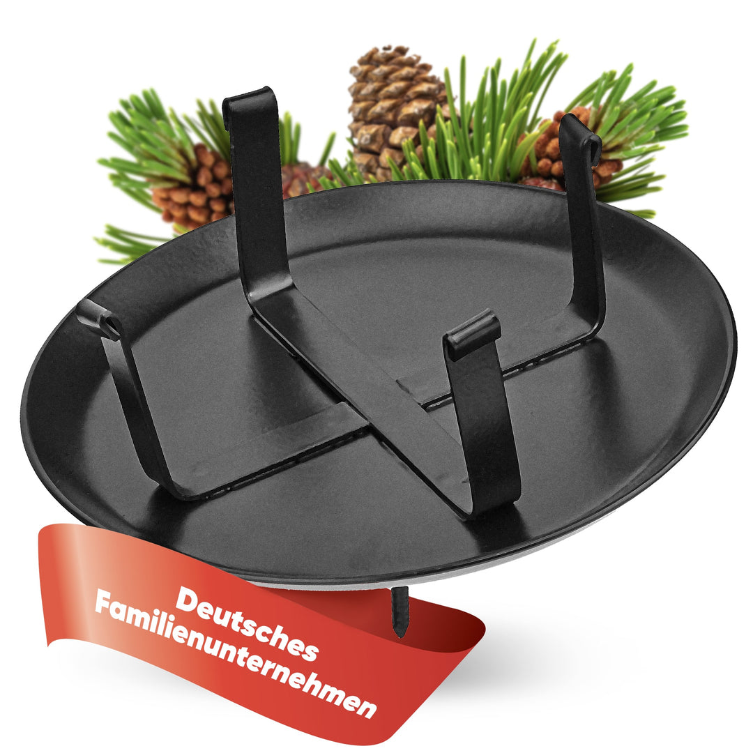 Kerzenstecker Adventskranz – Set ohne Dorn für Kerzen bis Ø 8 cm