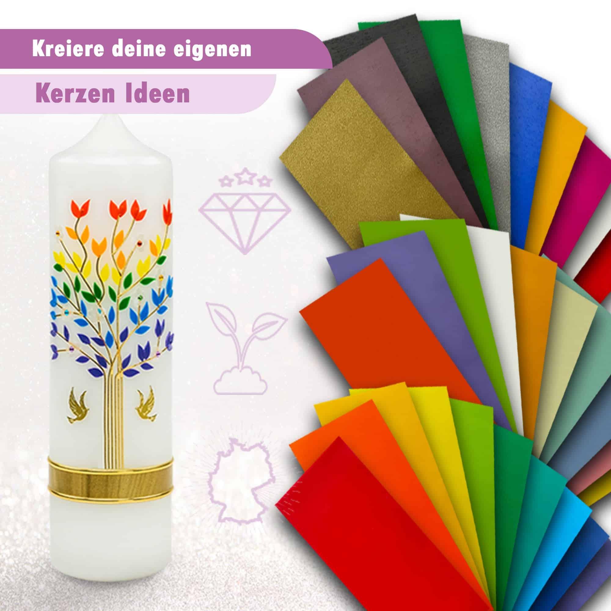 Wachsplatten zum Verzieren - WikaKerzen