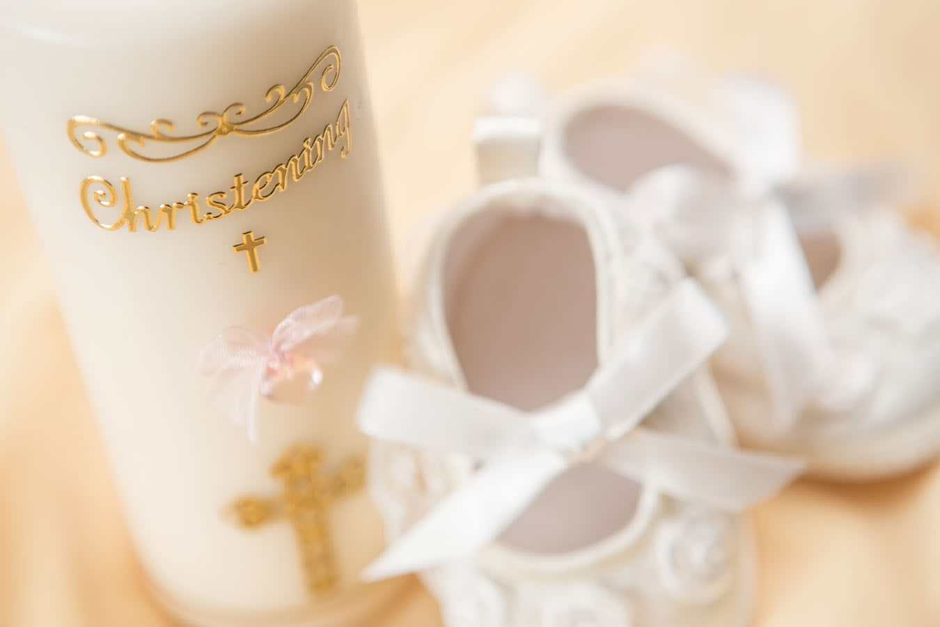 Taufkerze Vintage