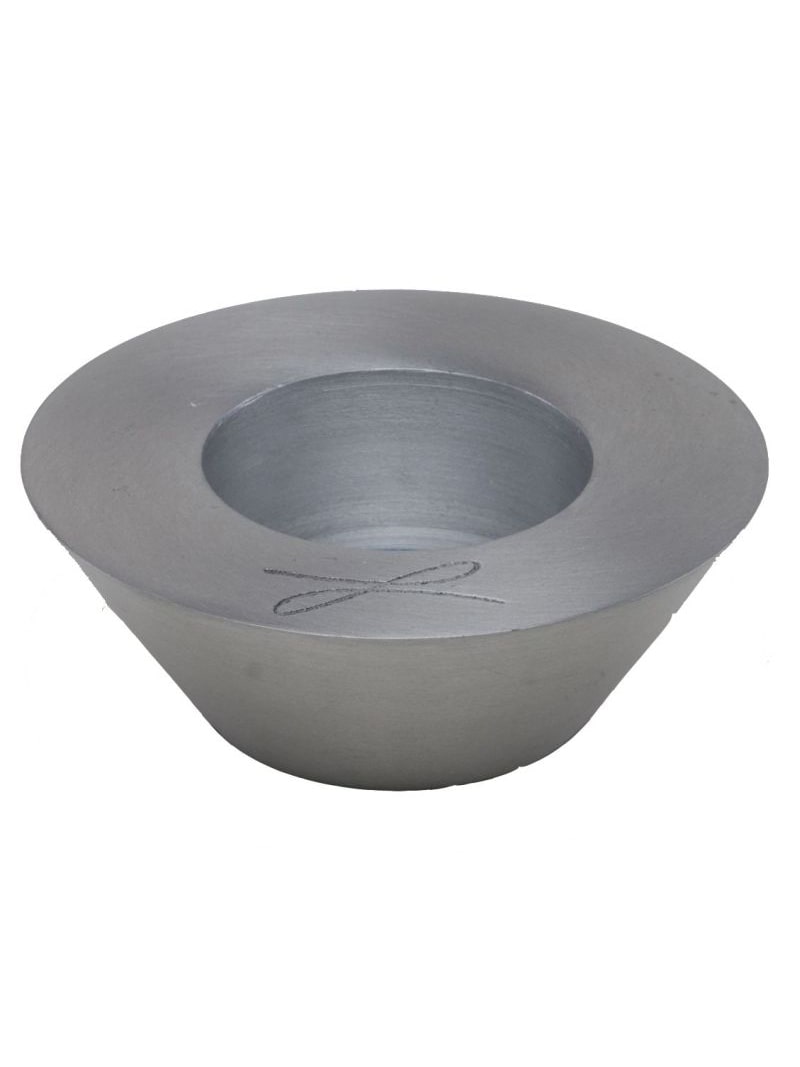 Kerzenleuchter silberfarben für KerzenD 4cm