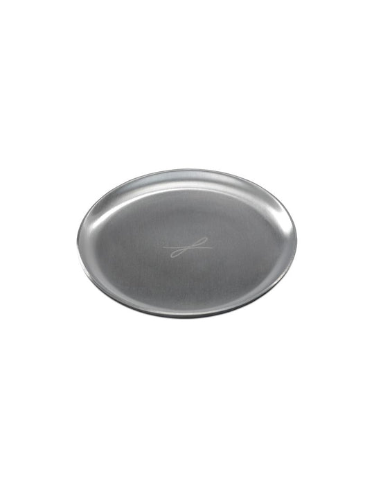 Kerzenteller silberfarben, D 10cm