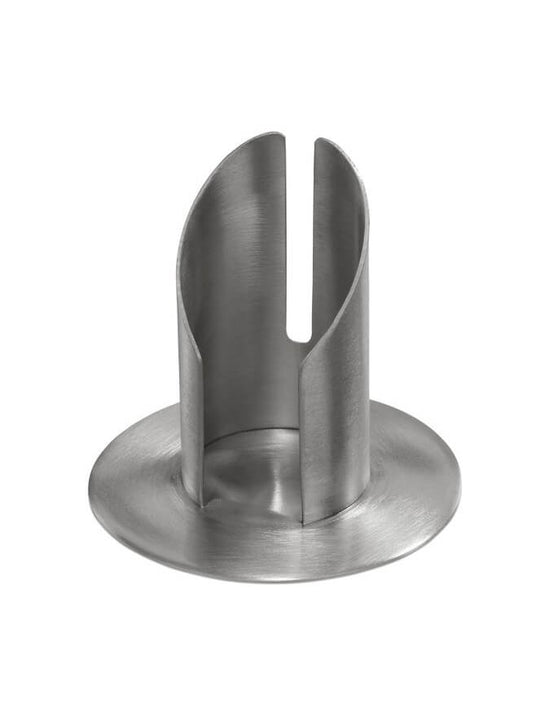 Kerzenleuchter silberfarben für Kerzen D 5cm mit schlitz
