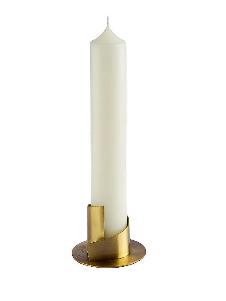 Kerzenleuchter Gold für Kerzen Ø 4 bis 8cm