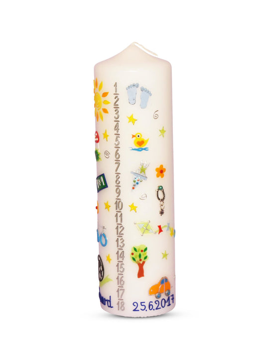 Geburtstag, Geburtskerze 1-18, Lebenskerze Nr. 14