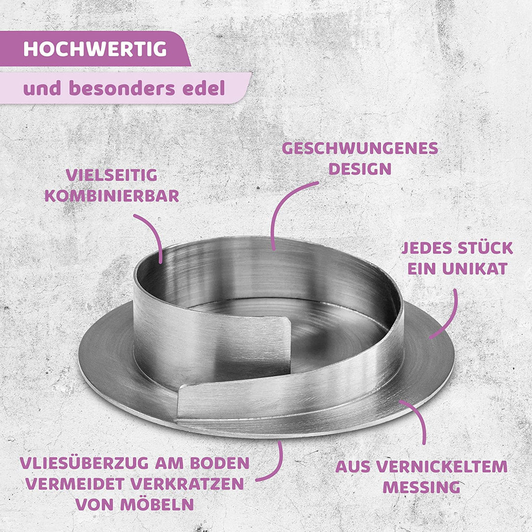 Kerzenleuchter für Kerzen - Kerzenständer in Gold & Silber
