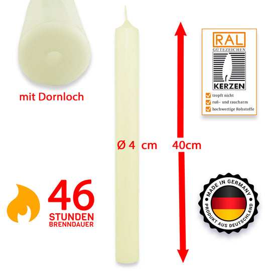 Stumpenkerze-Rohling Blanko ideal zum Basteln und Verzieren