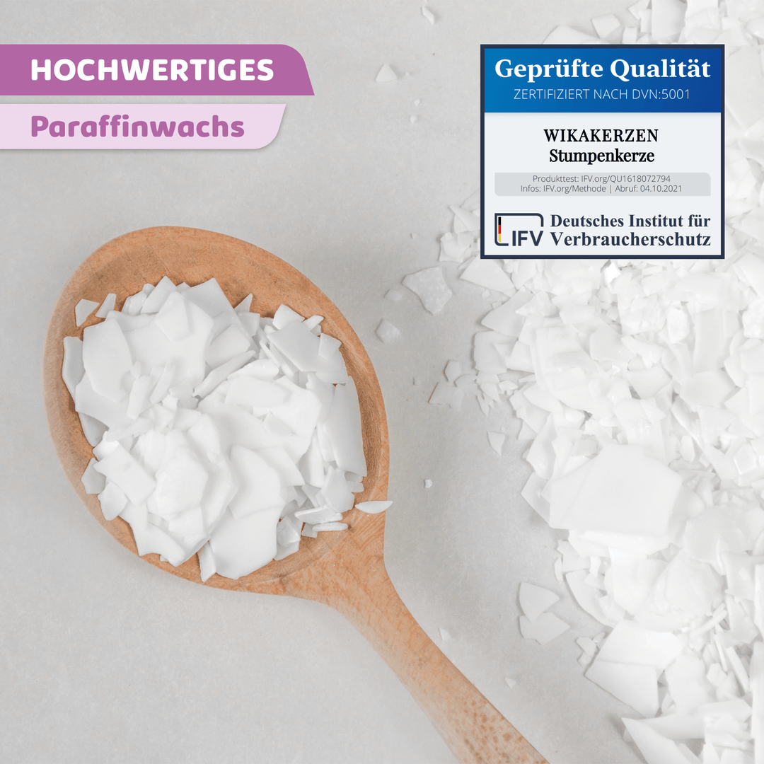 DIY Stumpenkerze-Rohling - Zum Basteln & Verzieren - Perlmutt