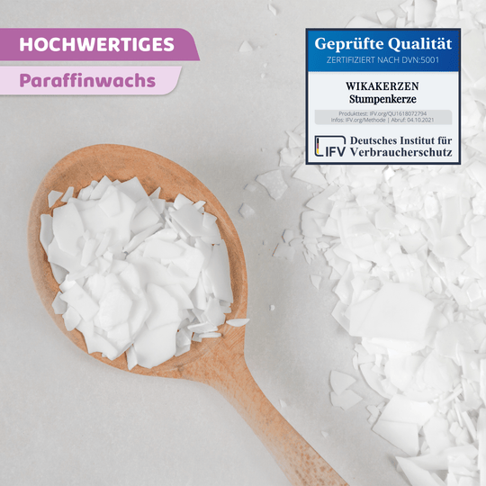 DIY Stumpenkerze-Rohling - Zum Basteln & Verzieren - Perlmutt