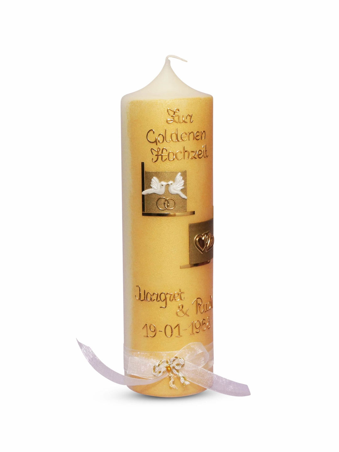 Hochzeitskerze Gold