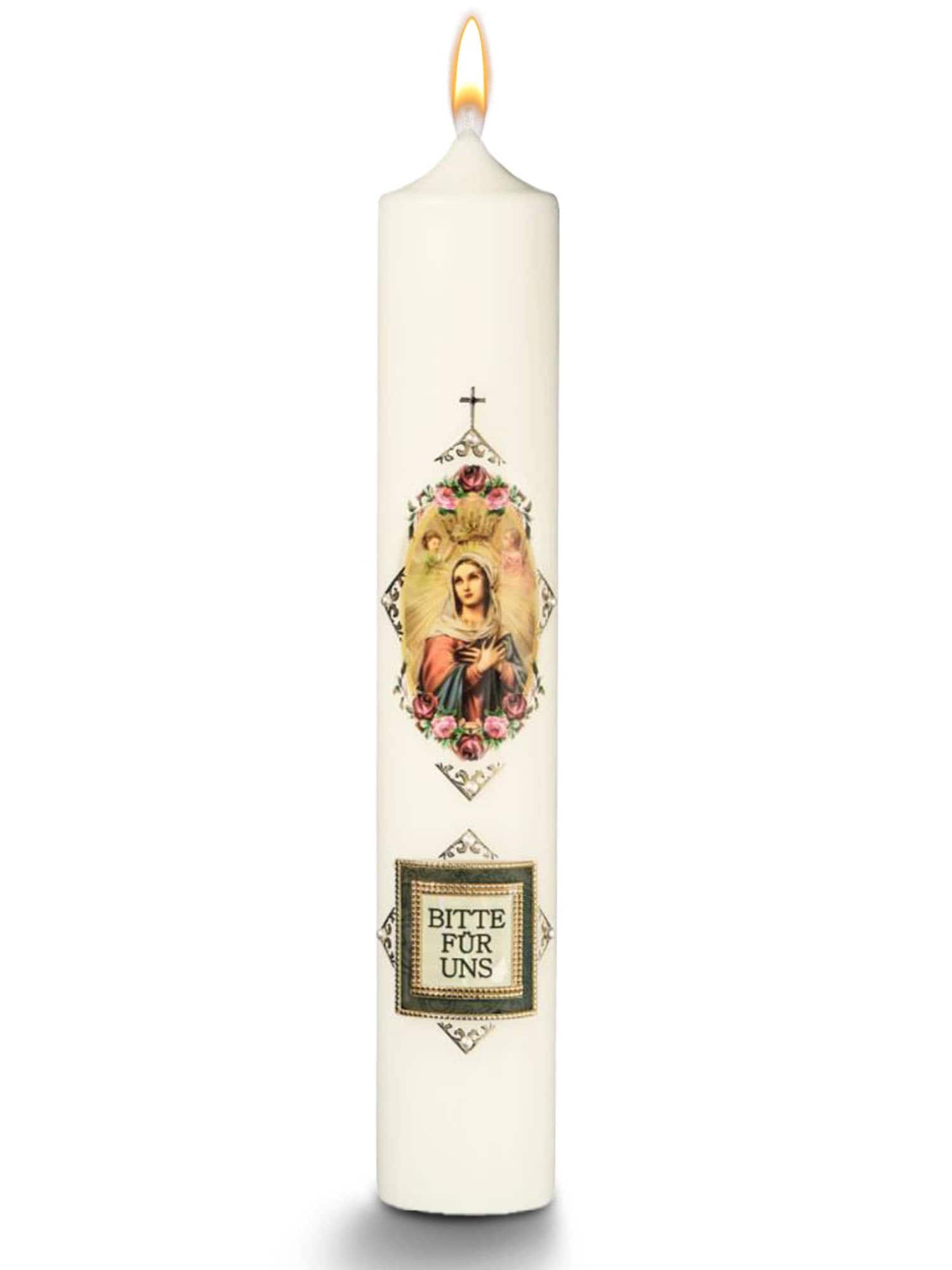 Handgefertigte Marienkerzen Perfekt für Andachten und spirituelle Momente Madonna € Marienkerzen Madona WikaKerzen