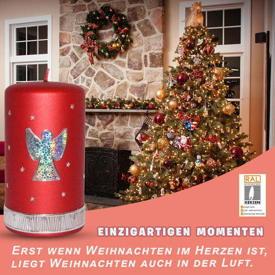 Weihnachtskerze Adventskerze Stumpe