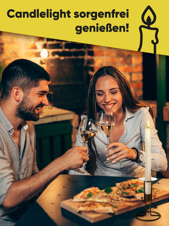 Kerzen-Tropfenfänger , Tropfschutz für Spitzkerzen