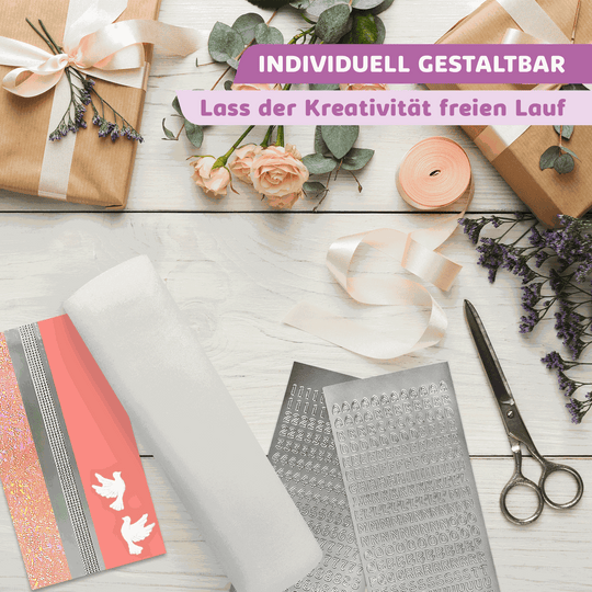 Rustic Stumpenkerze-Rohling - Zur Deko oder zum Basteln € Kerzenrohling Grau-20x7 WikaKerzen